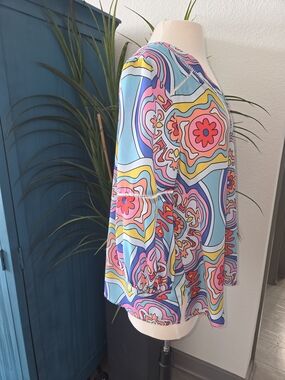 Crosby by Mollie Burch Floral Print Top in Pastel Multi